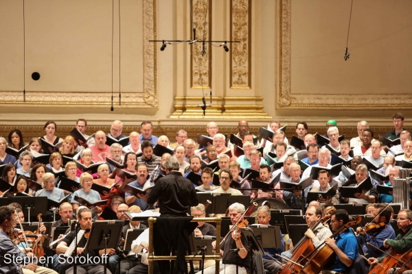 Photo Coverage: Cincinnati Symphony Orchestra and May Festival Chorus Rehearsal at Carnegie Hall Image