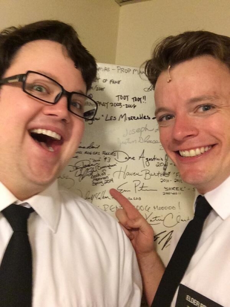 Photo Flash: Saturday Intermission Pics, 5/10, Part 2- MORMON Leaves Mark in LA, Max von Essen SIPs, and More! Image