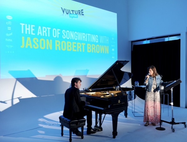 Photo Flash: Jason Robert Brown & Stephanie J. Block Perform at Vulture Festival Image