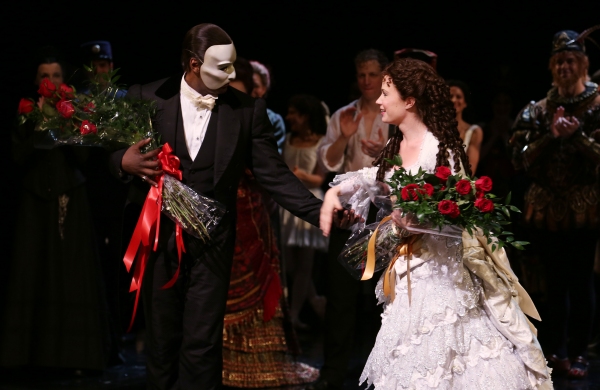 Photo Coverage: Phantastic! Norm Lewis and Sierra Boggess in THE PHANTOM OF THE OPERA - First Curtain Call!  Image