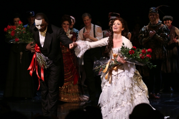Photo Coverage: Phantastic! Norm Lewis and Sierra Boggess in THE PHANTOM OF THE OPERA - First Curtain Call!  Image