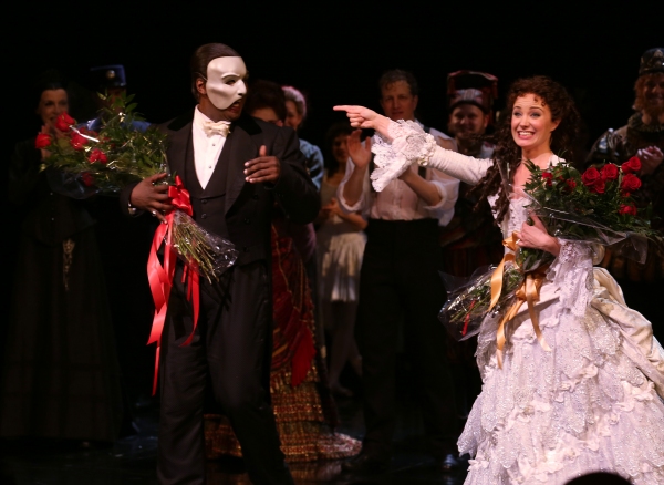 Photo Coverage: Phantastic! Norm Lewis and Sierra Boggess in THE PHANTOM OF THE OPERA - First Curtain Call!  Image