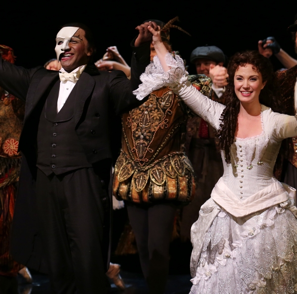 Photo Coverage: Phantastic! Norm Lewis and Sierra Boggess in THE PHANTOM OF THE OPERA - First Curtain Call!  Image