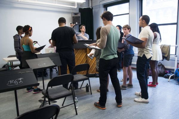 Photo Flash: In Rehearsal with Taye Diggs, Stafford Arima & More for THE ME NOBODY KNOWS Image