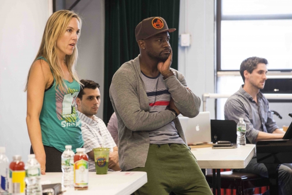 Photo Flash: In Rehearsal with Taye Diggs, Stafford Arima & More for THE ME NOBODY KNOWS Image
