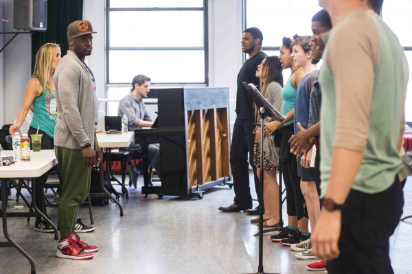 Photo Flash: In Rehearsal with Taye Diggs, Stafford Arima & More for THE ME NOBODY KNOWS Image