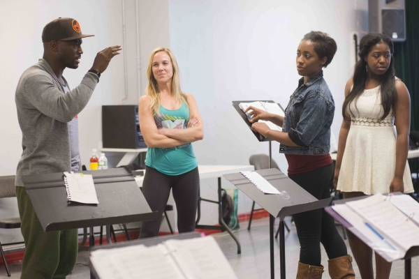 Photo Flash: In Rehearsal with Taye Diggs, Stafford Arima & More for THE ME NOBODY KNOWS Image