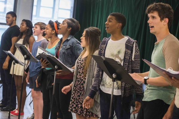 Photo Flash: In Rehearsal with Taye Diggs, Stafford Arima & More for THE ME NOBODY KNOWS Image