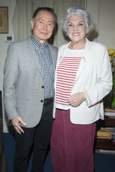 Photo Flash: George Takei, Sara Gilbert, and Billy Porter Visit MOTHERS AND SONS Image