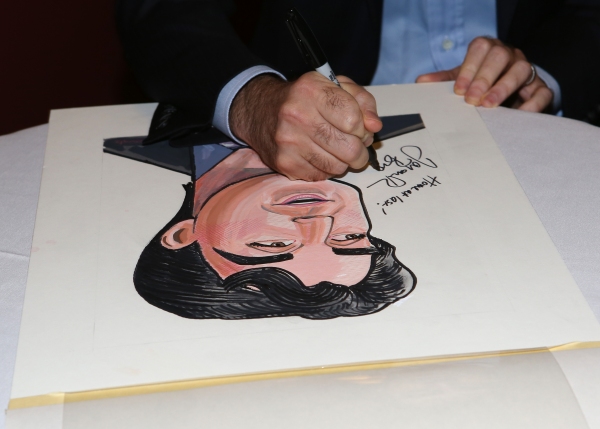Photo Coverage: Jason Robert Brown Celebrates Sardi's Caricature Unveiling with Cast of THE BRIDGES OF MADISON COUNTY!  Image