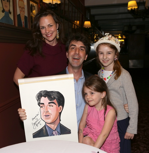 Photo Coverage: Jason Robert Brown Celebrates Sardi's Caricature Unveiling with Cast of THE BRIDGES OF MADISON COUNTY!  Image