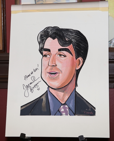 Photo Coverage: Jason Robert Brown Celebrates Sardi's Caricature Unveiling with Cast of THE BRIDGES OF MADISON COUNTY!  Image
