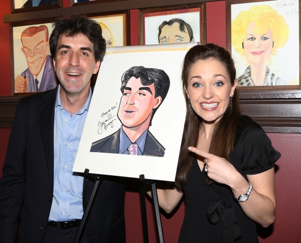 Photo Coverage: Jason Robert Brown Celebrates Sardi's Caricature Unveiling with Cast of THE BRIDGES OF MADISON COUNTY!  Image