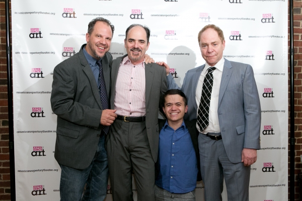 Aaron Posner, Eric Hissom, Jonathan Kim, and Teller Photo