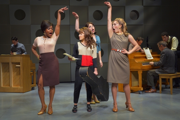 DeQuina Moore, Chloe Tucker, Hannah Corrigan and Kim Yu Blanck with the cast Photo