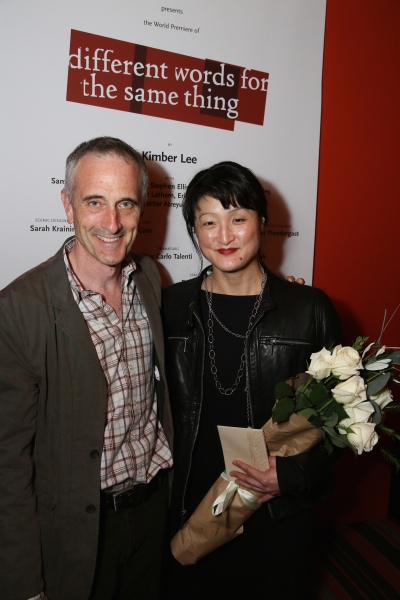 Director Neel Keller and playwright Kimber Lee  Photo