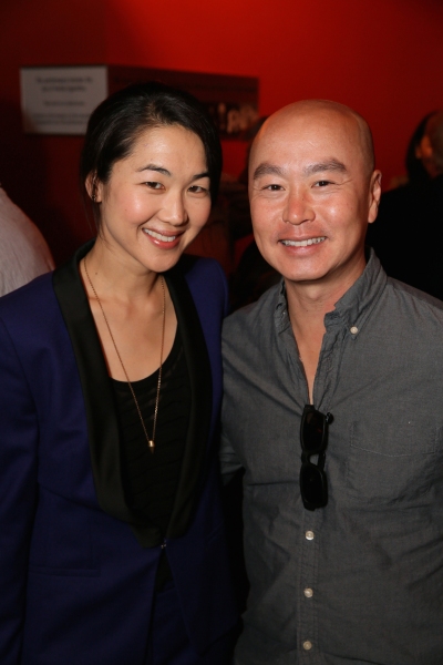 Cast member Jackie Chung and actor C.S. Lee Photo