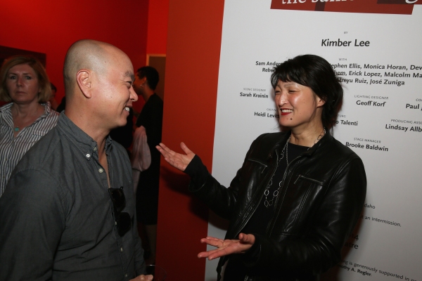 Actor C.S. Lee and playwright Kimber Lee Photo