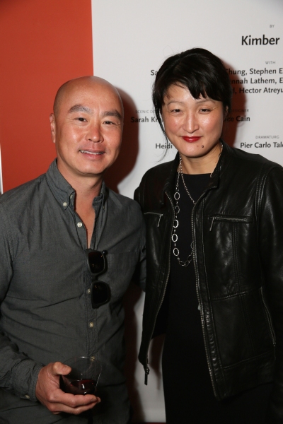 Actor C.S. Lee and playwright Kimber Lee Photo