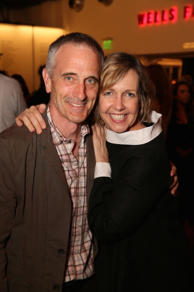 Director Neel Keller and cast member Monica Horan Photo