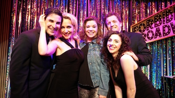 Photo Flash: Tony Nominee Mary Bridget Davies Visits FORBIDDEN BROADWAY COMES OUT SWINGING! Image