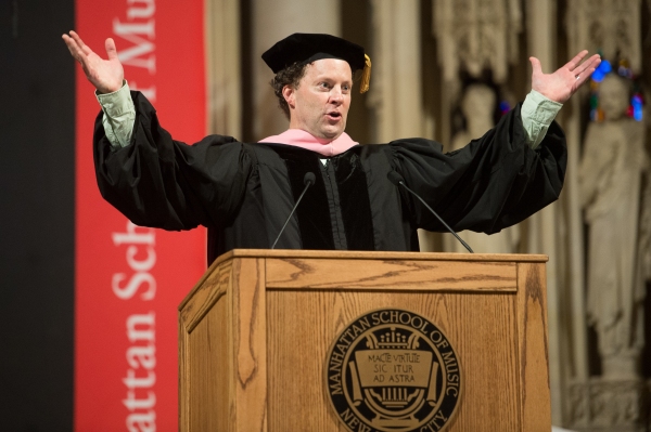 Photo Flash: Shuler Hensley Speaks at Manhattan School of Music's 2014 Commencement Image