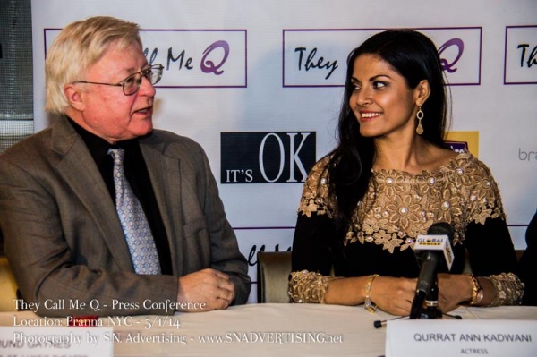 Photo Flash: Company of THEY CALL ME Q Meets the Press Image