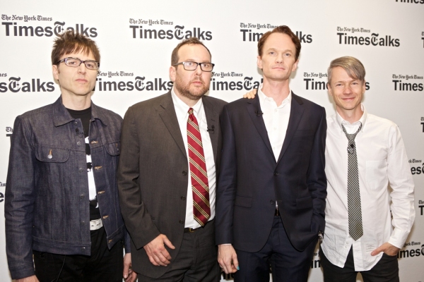 Stephen Trask, New York Times chief film critic A. O. Scott, Neil Patrick Harris and  Photo