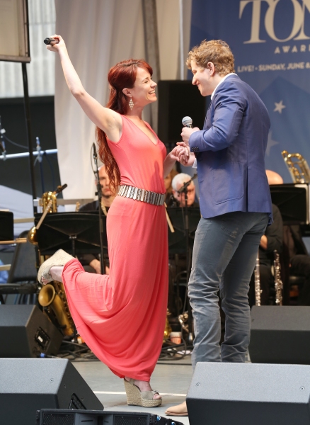 Photo Coverage: Broadway Unites! Casts of BEAUTIFUL, ROCKY, CABARET & More Perform at STARS IN THE ALLEY Image