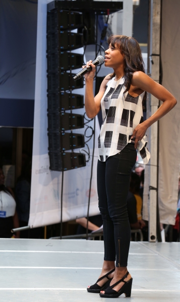Photo Coverage: Broadway Unites! Casts of BEAUTIFUL, ROCKY, CABARET & More Perform at STARS IN THE ALLEY Image