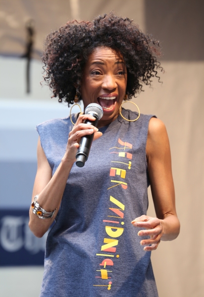 Photo Coverage: Broadway Unites! Casts of BEAUTIFUL, ROCKY, CABARET & More Perform at STARS IN THE ALLEY Image