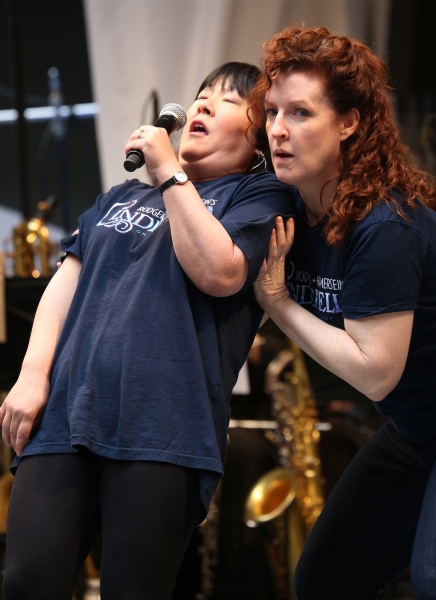 Photo Coverage: Broadway Unites! Casts of BEAUTIFUL, ROCKY, CABARET & More Perform at STARS IN THE ALLEY Image
