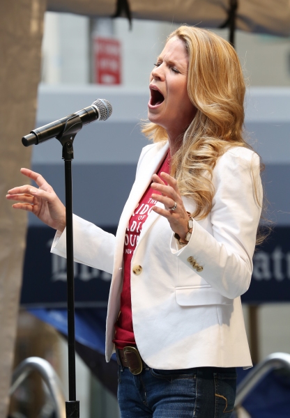 Photo Coverage: Broadway Unites! Casts of BEAUTIFUL, ROCKY, CABARET & More Perform at STARS IN THE ALLEY Image