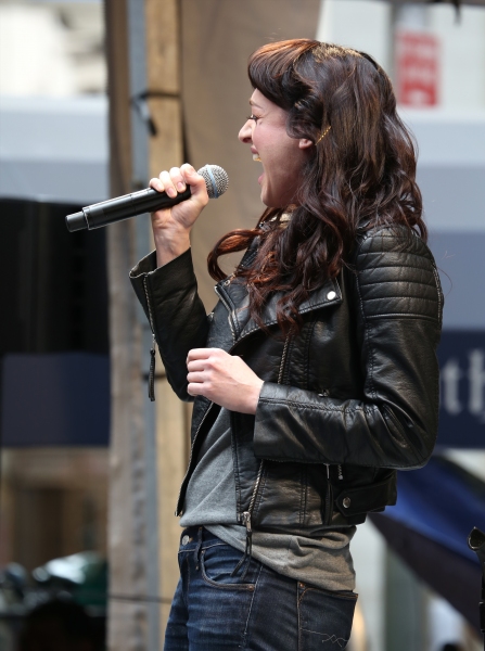 Photo Coverage: Broadway Unites! Casts of BEAUTIFUL, ROCKY, CABARET & More Perform at STARS IN THE ALLEY Image