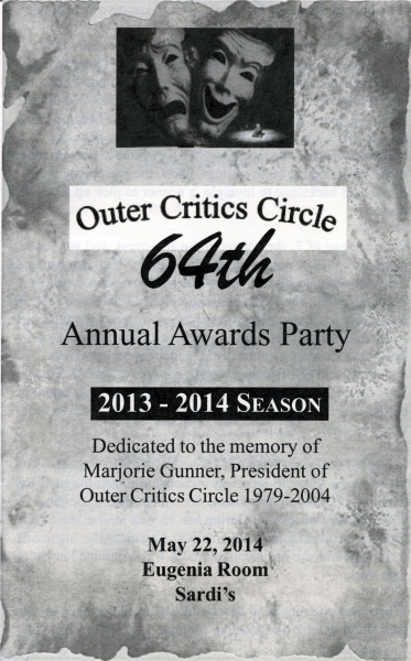 Photo Coverage: Inside the 64th Annual Outer Critics Circle Awards Image