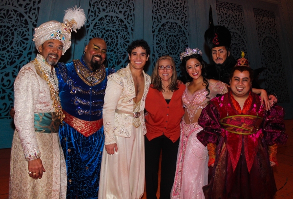 Photo Coverage: Meredith Vieira Visits ALADDIN Image