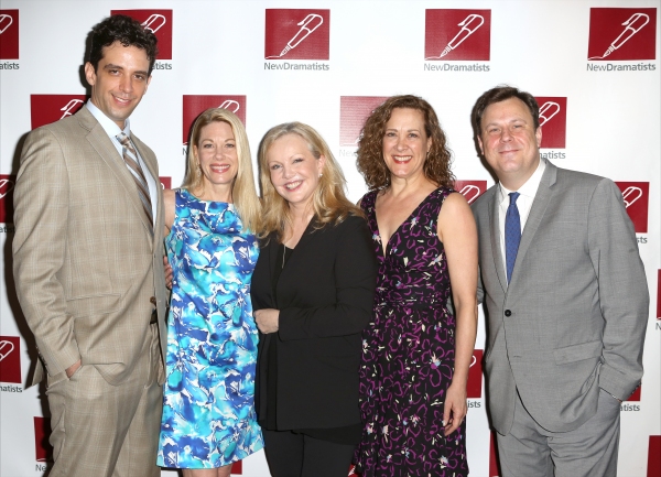 Nick Cordero, Marin Mazzie, Susan Stroman, Karen Ziemba, and Brooks Ashmanskas Photo
