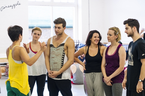 Photo Flash: In Rehearsal with the New Cast of West End's MAMMA MIA! - Alice Stokoe, Rebecca Lock & More!  Image