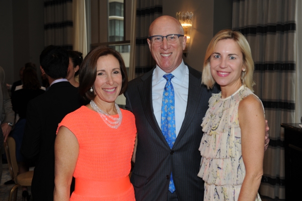 Hubbard Street Board Chair Meg Siegler Callahan, Tim Callahan, and Abby Dunn Photo