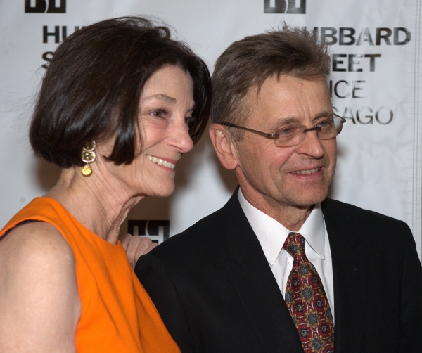 Anne Kaplan, left, and Mikhail Baryshnikov Photo