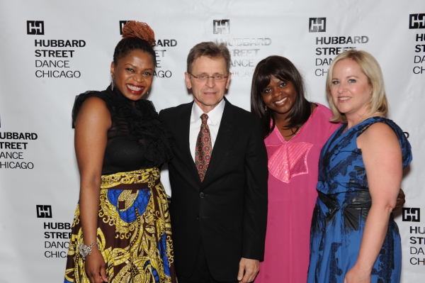 Kahindo Mateene, Mikhail Baryshnikov, Mimi Mateene and Sarah J. Nolan Photo