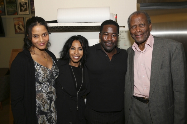 Photo Flash: Sidney Poitier, Martin Sheen and Khandi Alexander Backstage at THE TALLEST TREE IN THE FOREST Image