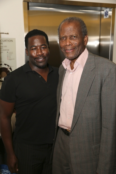 Photo Flash: Sidney Poitier, Martin Sheen and Khandi Alexander Backstage at THE TALLEST TREE IN THE FOREST Image
