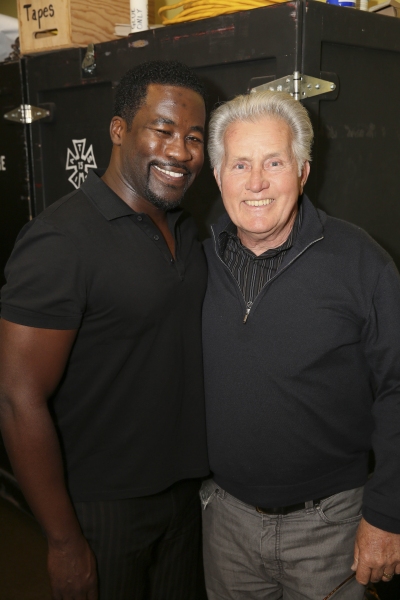 Photo Flash: Sidney Poitier, Martin Sheen and Khandi Alexander Backstage at THE TALLEST TREE IN THE FOREST Image