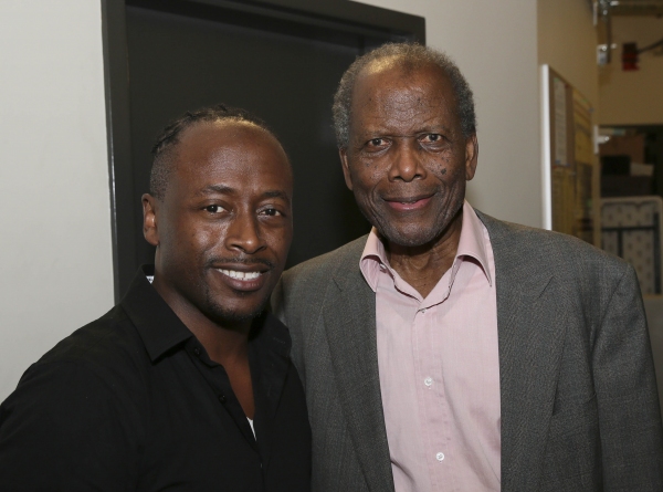 Photo Flash: Sidney Poitier, Martin Sheen and Khandi Alexander Backstage at THE TALLEST TREE IN THE FOREST Image