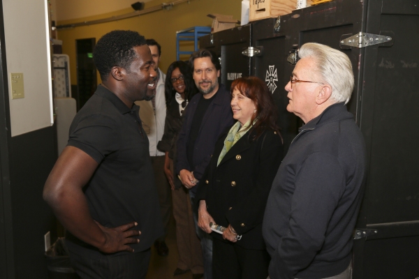 Photo Flash: Sidney Poitier, Martin Sheen and Khandi Alexander Backstage at THE TALLEST TREE IN THE FOREST Image