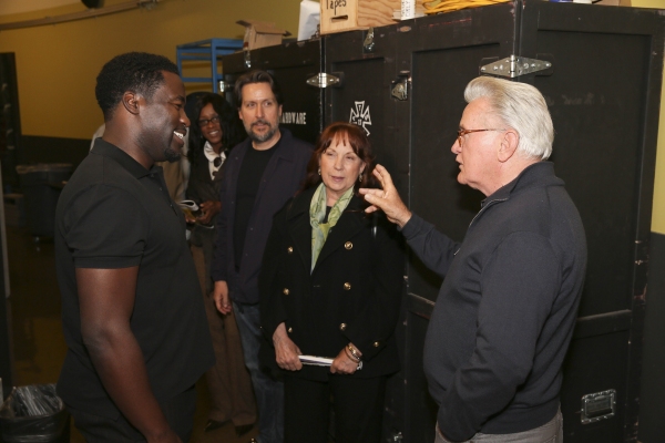 Photo Flash: Sidney Poitier, Martin Sheen and Khandi Alexander Backstage at THE TALLEST TREE IN THE FOREST Image