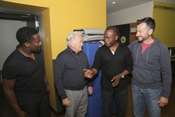 Photo Flash: Sidney Poitier, Martin Sheen and Khandi Alexander Backstage at THE TALLEST TREE IN THE FOREST Image