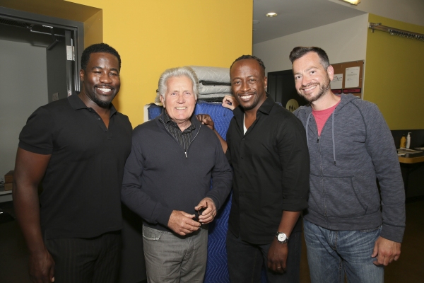 Photo Flash: Sidney Poitier, Martin Sheen and Khandi Alexander Backstage at THE TALLEST TREE IN THE FOREST Image