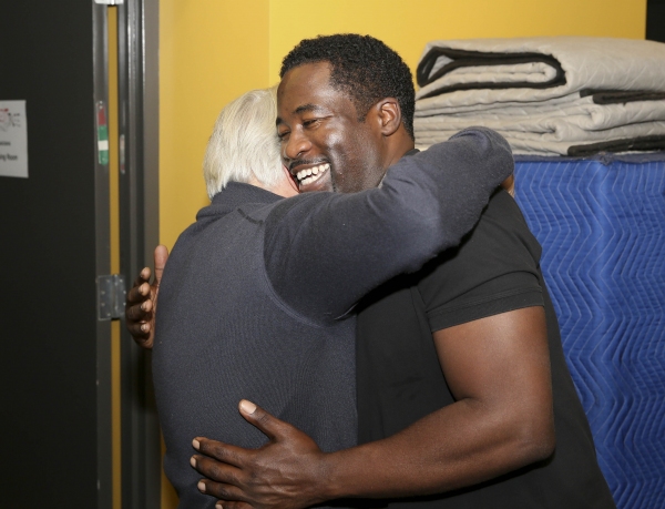 Photo Flash: Sidney Poitier, Martin Sheen and Khandi Alexander Backstage at THE TALLEST TREE IN THE FOREST Image